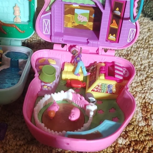 Polly Pocket Se Of 4t Includes 41 Accessories - Picture 5 of 7